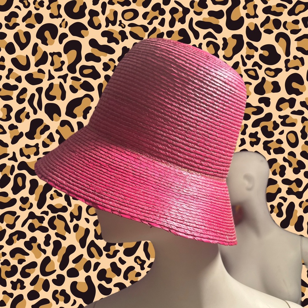 Anthropologie Vibrant Pink Women's Hat